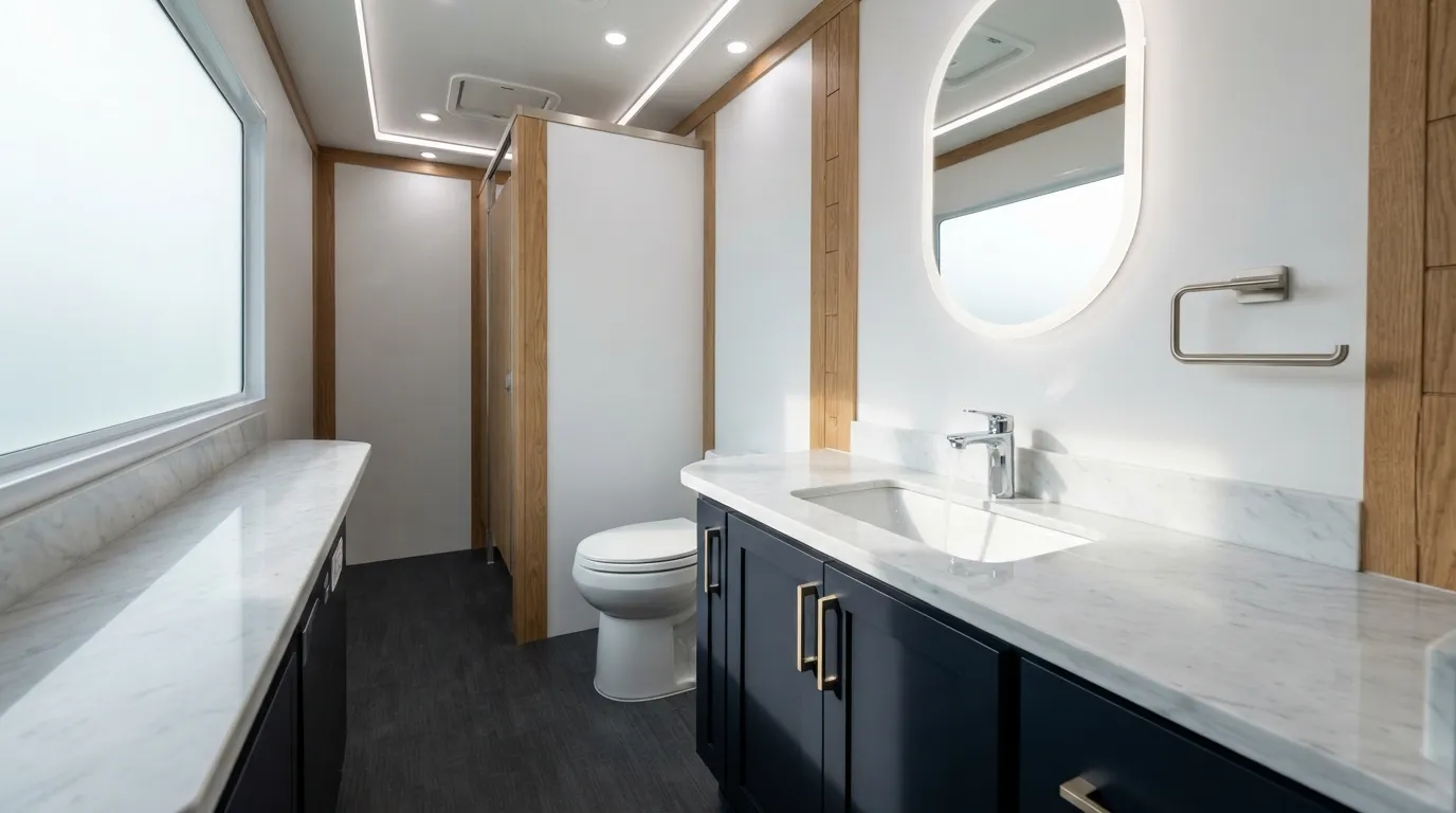 Luxury Restroom Trailer in Westminster